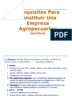 Requisitos Para Constituir Una Empresa Agropecuaria Todo