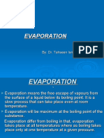 Evaporation