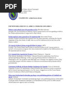 AFRICOM Related News Clips June 14, 2010
