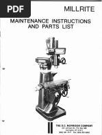 Powermatic 58480438-Millrite-Mvn-Manual PDF