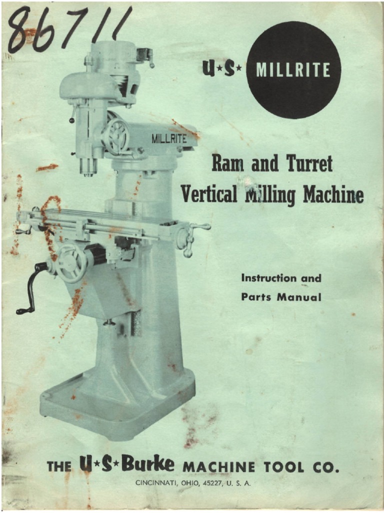 Millrite 1969 Mvn Manual Pdf