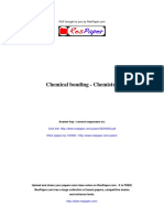 Chemical Bonding - Chemistry: Answer Key / Correct Responses On