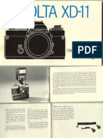 Minolta XD Instruction Manual