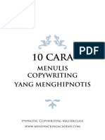 10 Cara Menulis Copywriting Yang Menghipnotis