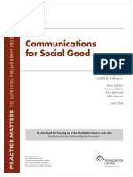 Communications For Social Good