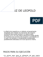 Matriz de Leopold