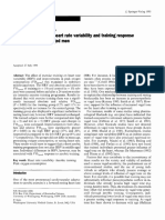 Association Between Heart Rate Variability and Training Response in Sedentary Middle-Aged Men