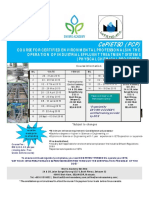 Certified Environmental Professionals Course for IETS Operation (PCP