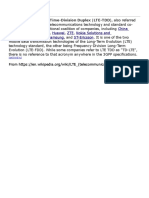 Long-Term Evolution Time-Division Duplex (LTE-TDD), Also Referred