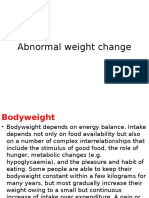 Abnormal Weight Change