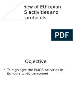 Overview of Ethiopian PMQS Activities and Protocols