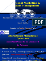 Lecture~1 International & Global Marketing Imperative