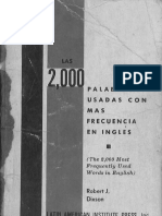 Las 2000 Palabras Usadas Con Mas Frecuencia en Ingles