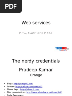 Web Services: RPC, Soap and Rest