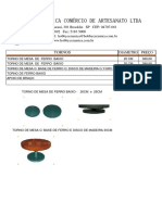 Tabela de Torno - 2015