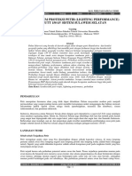 ANALISIS SISTEM PROTEKSI PETIR (LIGHTING PERFORMANCE) PADA SUTT 150 KV SISTEM SULAWESI SELATAN PDF