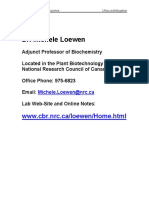 Dr. Michele Loewen: WWW - CBR.NRC - Ca/loewen/home - HTML