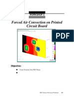 Forced Air Convection On Printed Circuit Board: Workshop 3