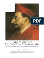 Jubilee For Religious and Seminarians Booklet