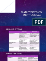 Plan Estategico Institucional