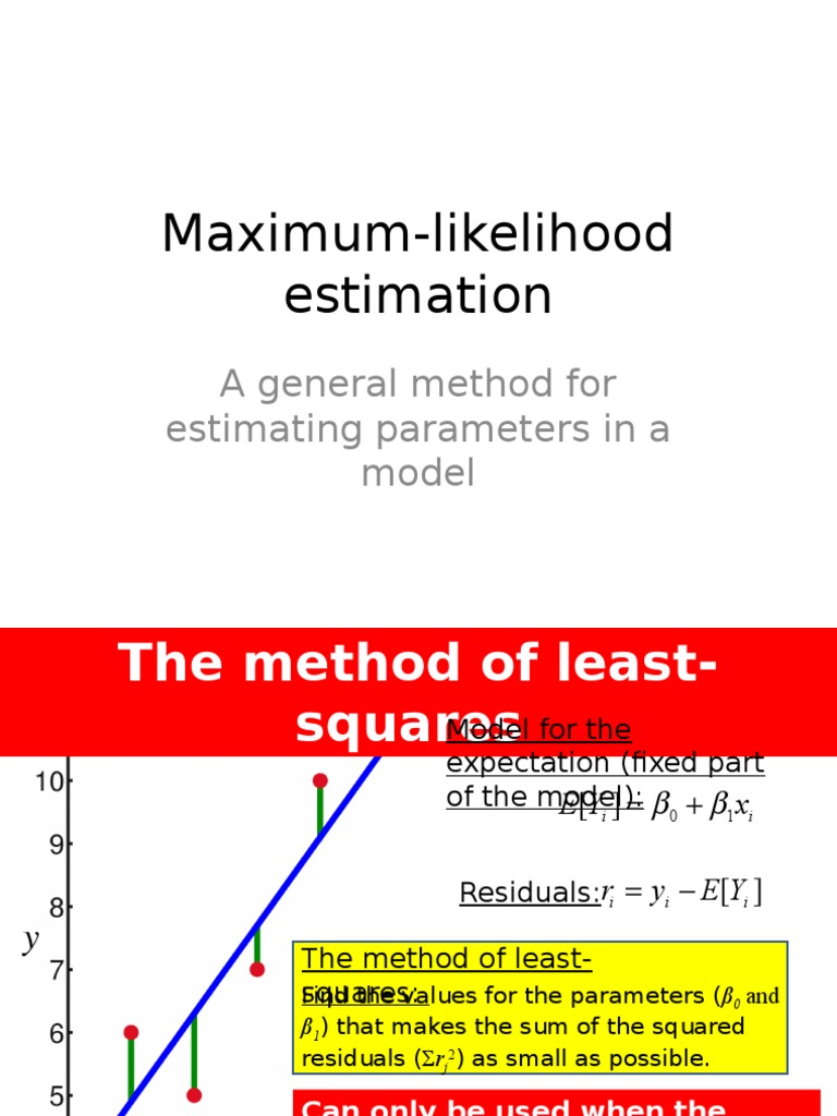 Maximum Likelihood Estimation Explained | PDF | Teaching Methods ...