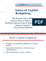 BH Basics Capital Budgeting