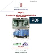 Pamphlet On Arrangement of Springs in Various Casnub Trolleys Fitted On Air Brake Wagon