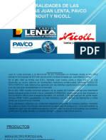 Generalidades de Las Empresas Juan Lenta, Pavco