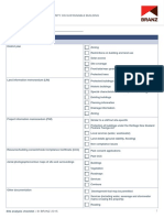 Site Analysis Checklist