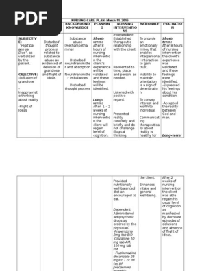 Nursing Care Plan
