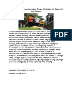 Pekerja Ladang Tebu ditemukan Tewas di Selokan Air Depan RS Kota Malang.docx