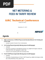 Net Metering & Feed in Tariff Review: IURC Technical Conference