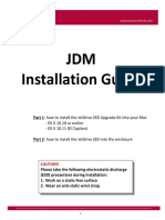 JetDrive SSD Installation Guide for Mac OS X 10.10 or Earlier & OS X 10.11 (El Capitan