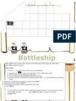 Printable Battleship Game Template | PDF