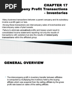 Intercompany Profit Transactions - Inventories: Transactions Within The Affiliated Group