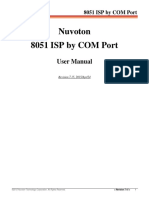 Nuvoton 8051 ISP by COM Port: User Manual