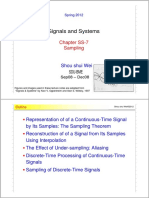 Signal and System Sampling PDF