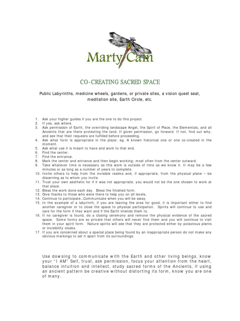 Co Creating Sacred Space Pdf