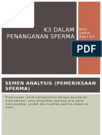 K3 Dalam Penanganan Sperma