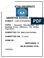 Saveetha University: Subject: Topic
