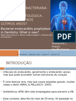 Profilaxia Da Endocardite Bacteriana Na Odonto