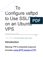 How To Configure VSFTPD To Use SSL