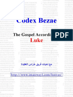 Codex Bezae The Gospel According To Luke PDF