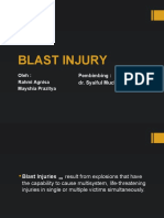 Blast Injury: Oleh: Rahmi Agnisa Mayshia Prazitya