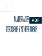 Materiales ferrosos y no ferrosos