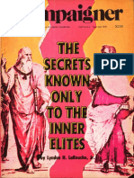 Secrets Known Only To The Inner Elites -​ Lyndon H LaRouche,​ Jr (1978)
