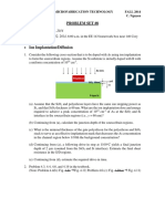 Ion Implantation/Diffusion: Problem Set #8