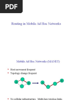 Routing in Mobile Ad Hoc Networks