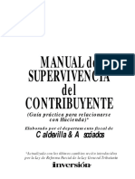 MANUAL de SUPERVIVENCIA Del CONTRIBUYENTE. 