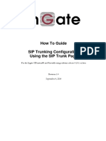 How To SIP Trunking Using The SIP Trunk Page PDF